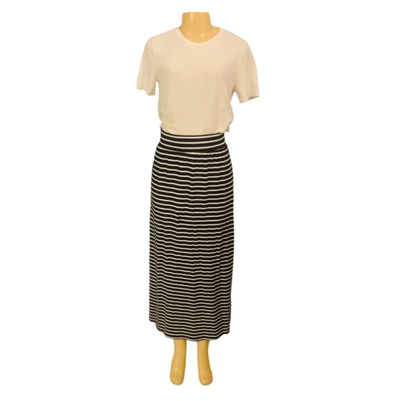 Gap Sz M Women Skirt Striped Maxi - Picture 1 of 3